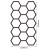Zestaw 14 lamp LED HEXAGON 456W 4000K 230V AC