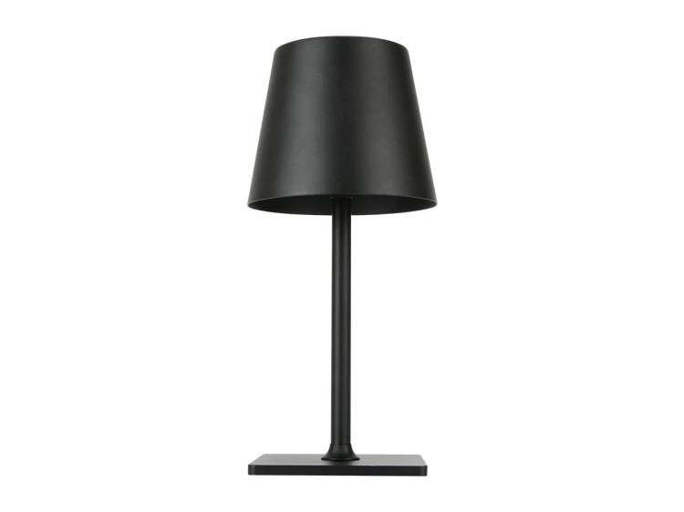 lampa czarna taza widok z boku