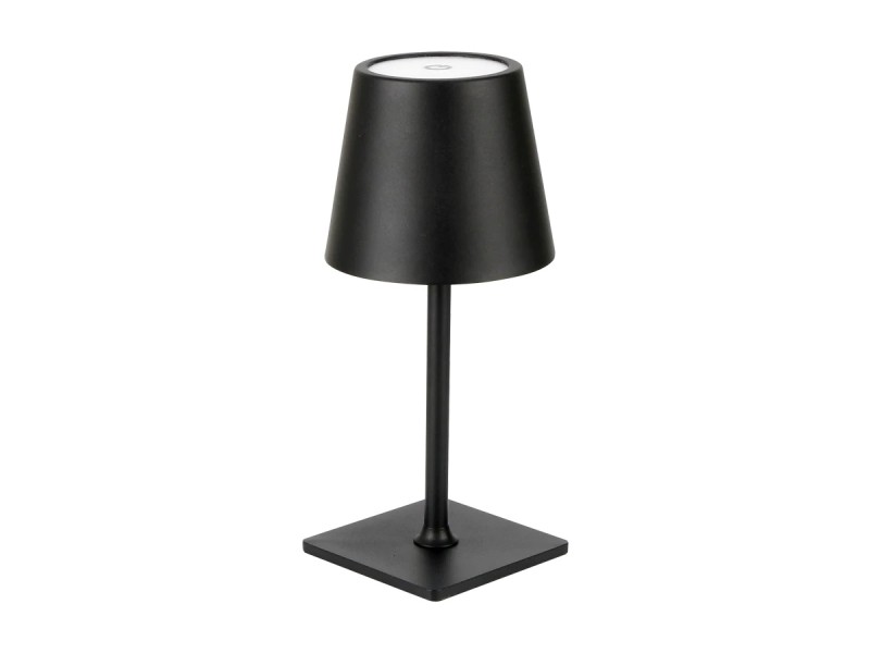 Lampa stołowa 3,5W 400lm CCT IP54 czarna aku 2x2000mAh TAZA