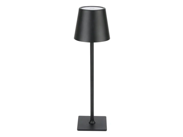 Lampa stołowa 3,5W 400lm CCT IP54 czarna aku 2x2000mAh TAZA LED line LITE