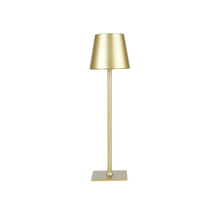 Lampa stołowa 3,5W 400lm CCT IP54 złota aku 2x2000mAh TAZA LED line LITE