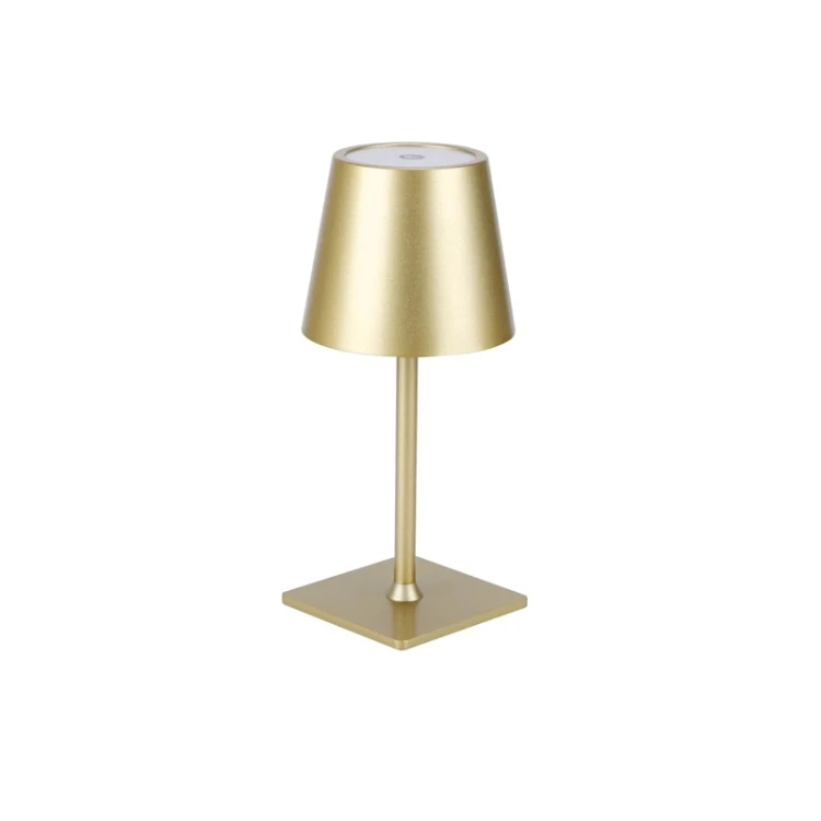 Lampa stołowa 3,5W 400lm CCT IP54 złota aku 2x2000mAh