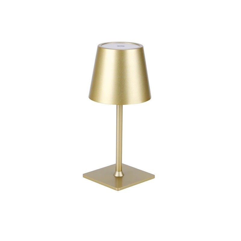 Lampa stołowa 3,5W 400lm CCT IP54 złota aku 2x2000mAh