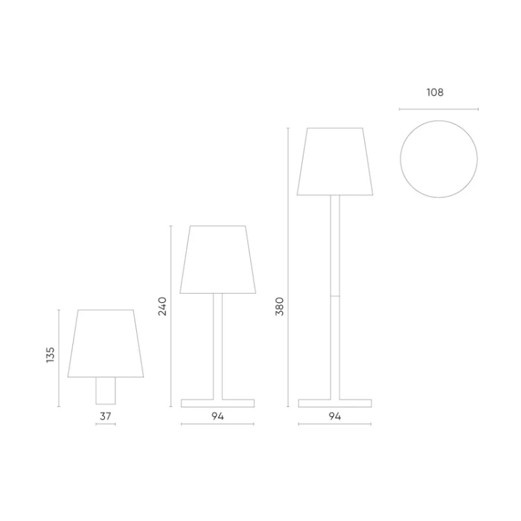 lampa taza wymiary
