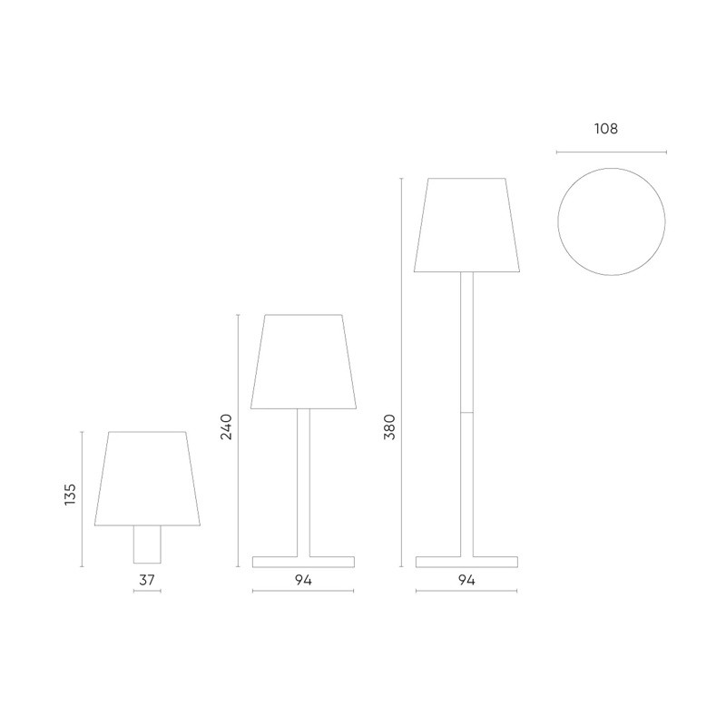 lampa taza wymiary
