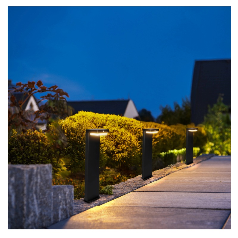 Lampa ogrodowa LED line PRIME solarna 2w1 wbijana lub elewacyjna 220lm kwadrat
