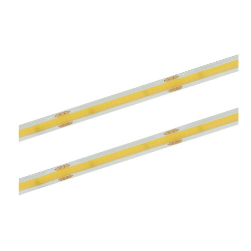 Taśma LED COB 4,9W/m 480 chips/m 24V 3000K biała ciepła IP67 20m.