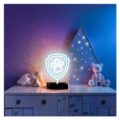 Neon dekoracyjny LED Psi Patrol Łapa na podstawce USB