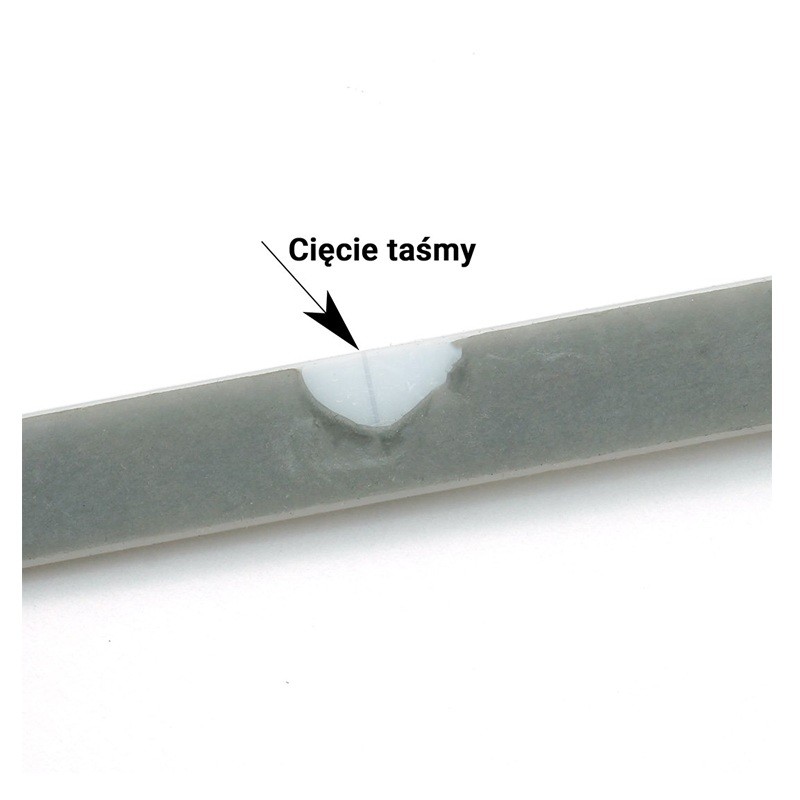 Taśma LED COB 10W/m 480 chips/m SAUNA 24V 4000K biała neutralna IP68 5m.
