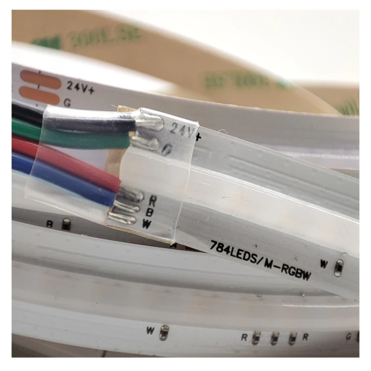 Taśma LED COB 784 RGBWW 24V IP20 RGB + biała ciepła