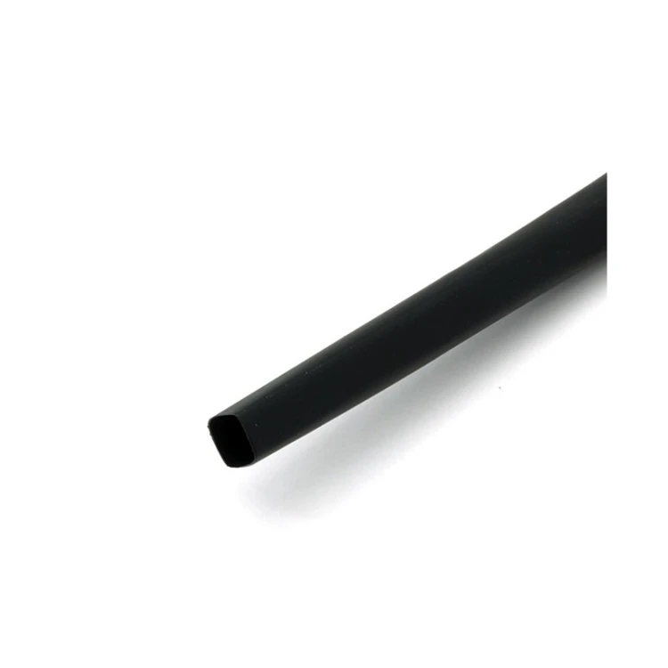 Koszulka termokurczliwa 8mm 1m czarna