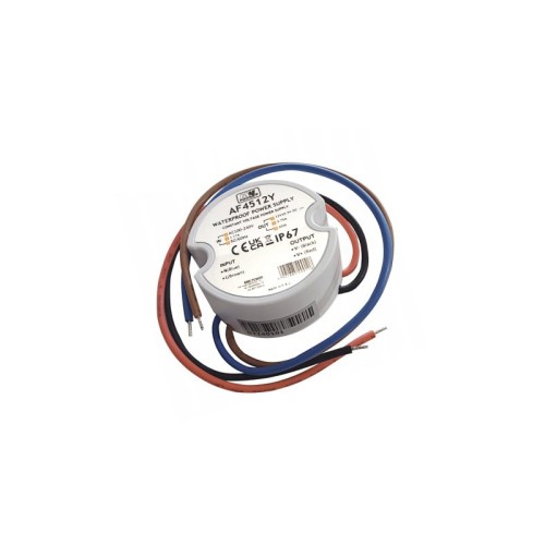 Zasilacz LED 45W 12V 3,75A puszkowy hermetyczny AF4512Y