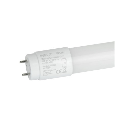 Świetlówka LED T8 18W NANO 120 cm 4000K AC-230V - 1-stronne zasilanie