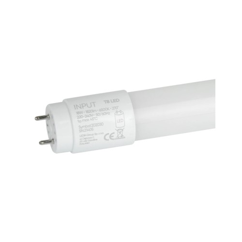 Świetlówka LED Line LITE T8 18W NANO 120 cm 6500K AC-230V - 1-stronne zasilanie