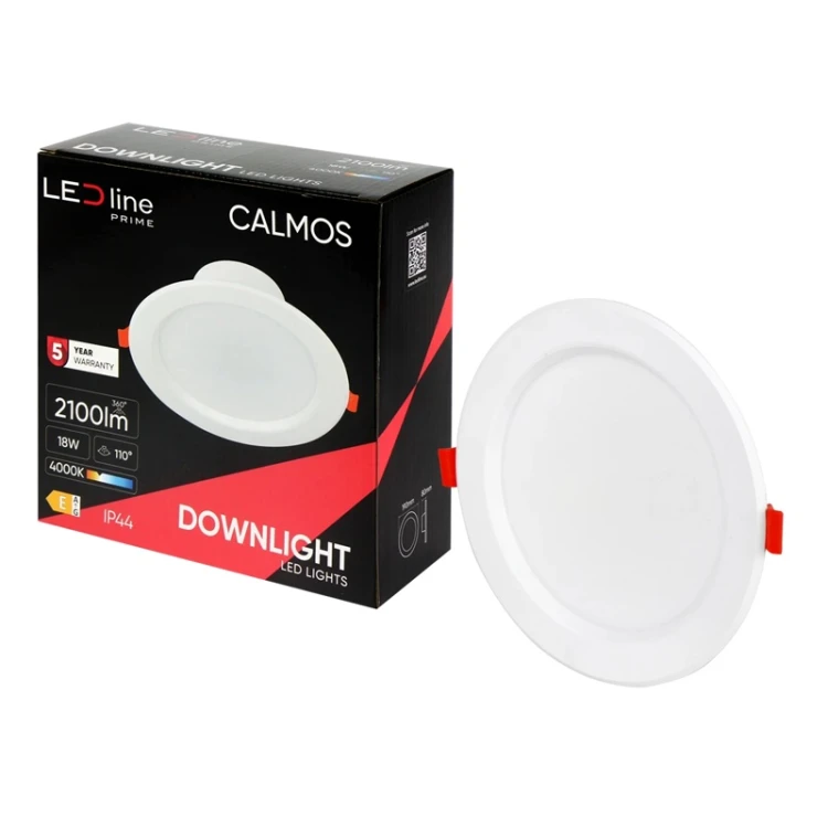 Oprawa oświetleniowa LED line PRIME downlight Calmos 18W 2100lm 230V 4000K neutralna
