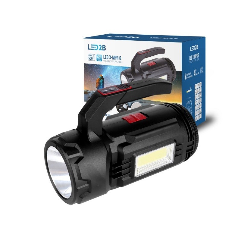 Latarka LED X-MPR 6 6000K LED2B ze skrzynką narzędziową
