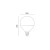 wymiary żarówki LED E27 24W G120 4000K biała neutralna