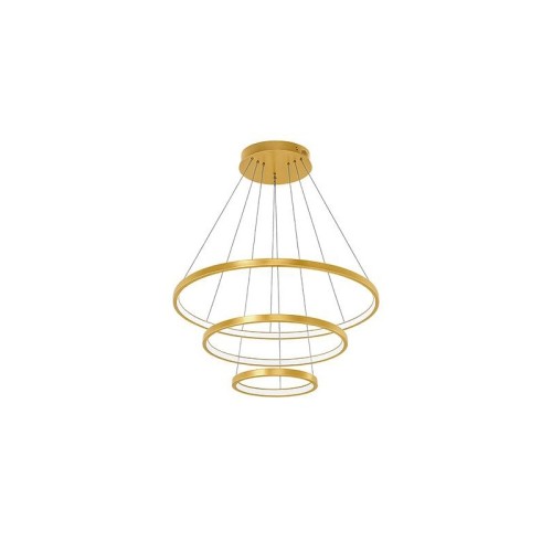 Żyrandol, lampa LED sufitowa Coma 77W 20/40/60/cm CCT złoty
