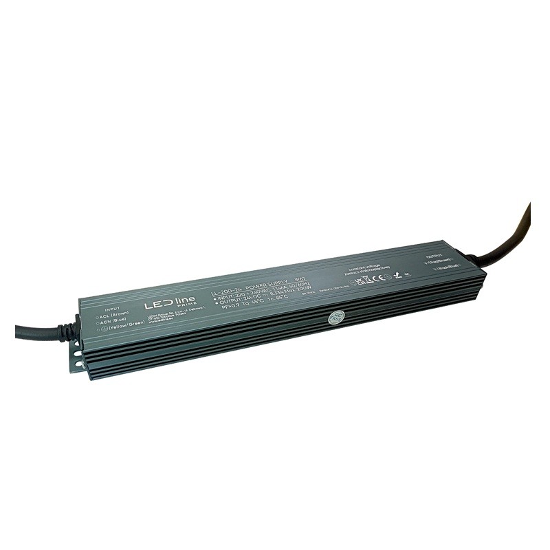 Zasilacz LEDline PRIME LL-200-24-ALU IP67 24V 200W hermetyczny