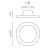 wymiary oprawy 24W 2800lm