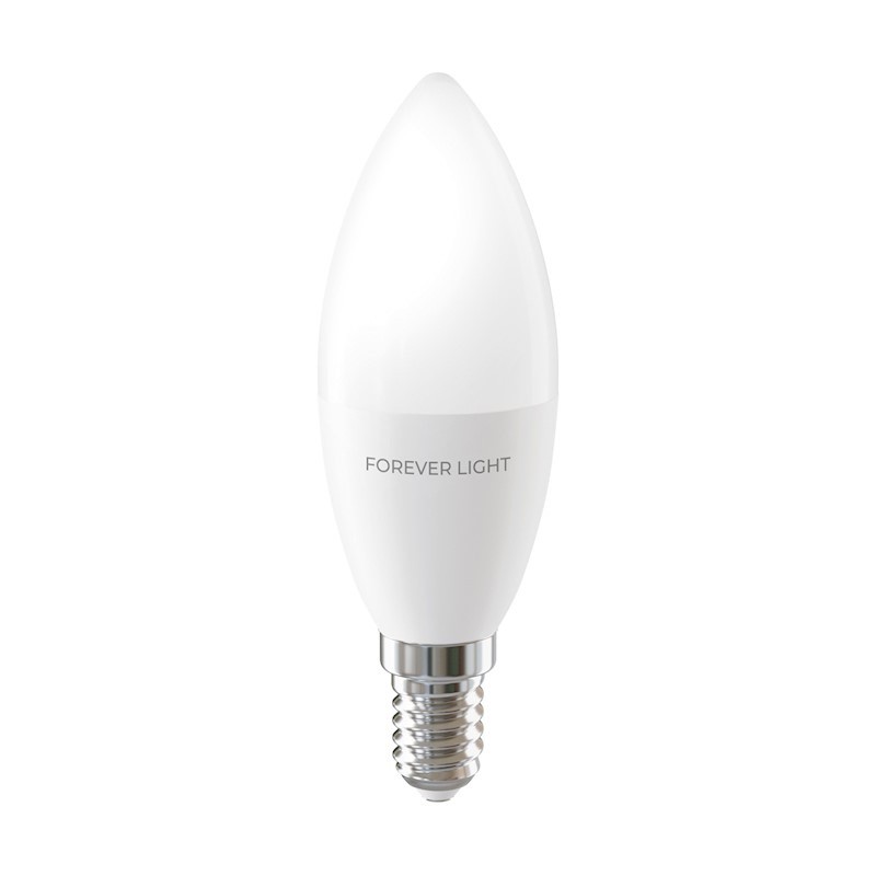 Żarówka LED E14 8,5W biała neutralna świeczka C37