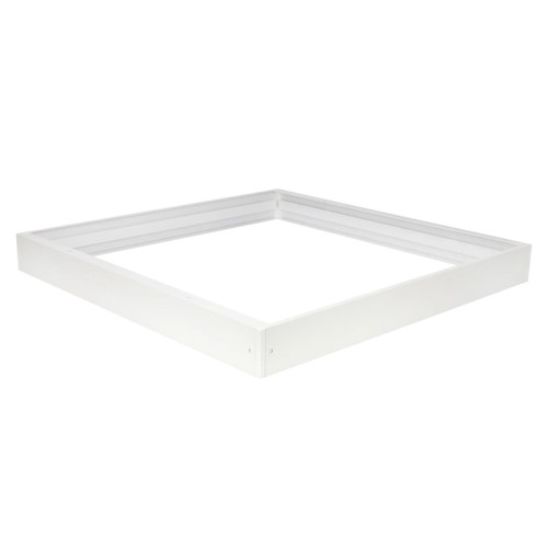 Ramka natynkowa do panelu 60x60 kwadratowego wysoka 62mm składana biała