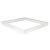 Ramka natynkowa do panelu 60x60 kwadratowego wysoka 62mm składana biała