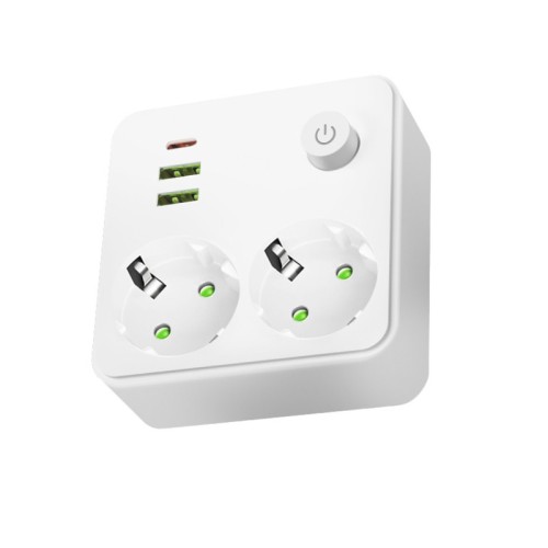 Rozgałęźnik Linea PRO FL2 2 gniazda 230V + 3xUSB biały
