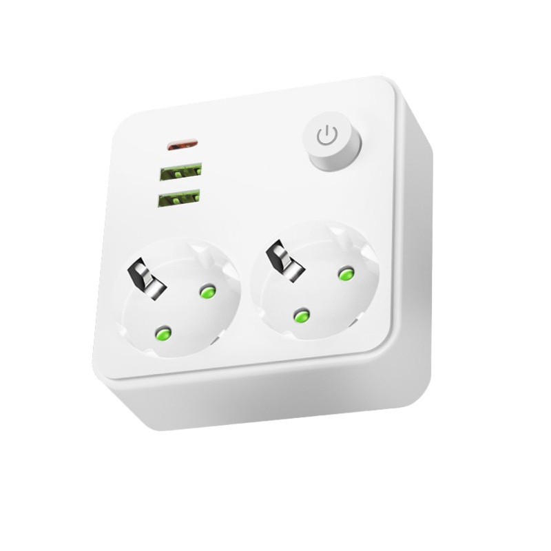 Rozgałęźnik Linea PRO FL2 2 gniazda 230V + 3xUSB biały