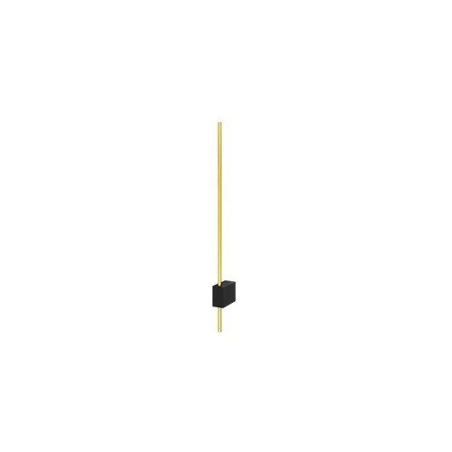 Kinkiet ścienny lampa LED COMO 6W 60cm 4000K czarny + złoty