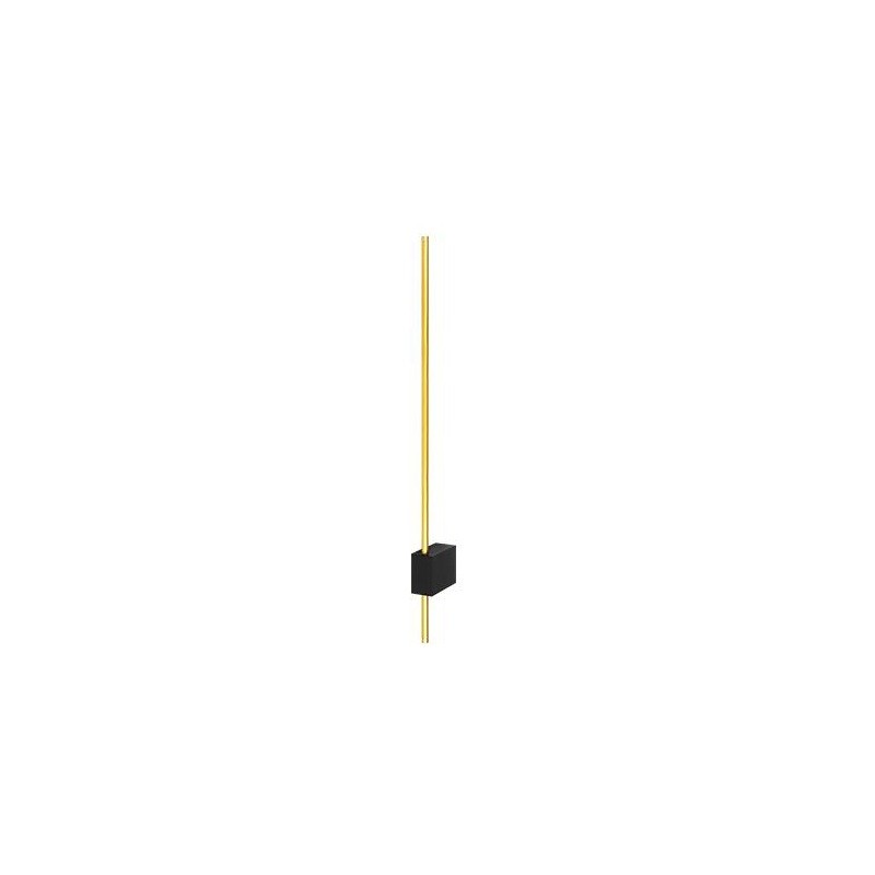 Kinkiet ścienny lampa LED COMO 6W 60cm 4000K czarny + złoty