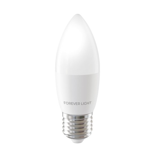 Żarówka LED E27 7,2W biała neutralna świeczka C37