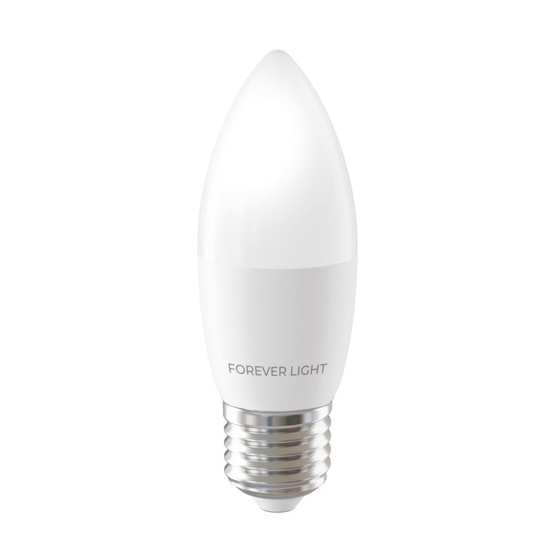 Żarówka LED E27 7,2W biała neutralna świeczka C37