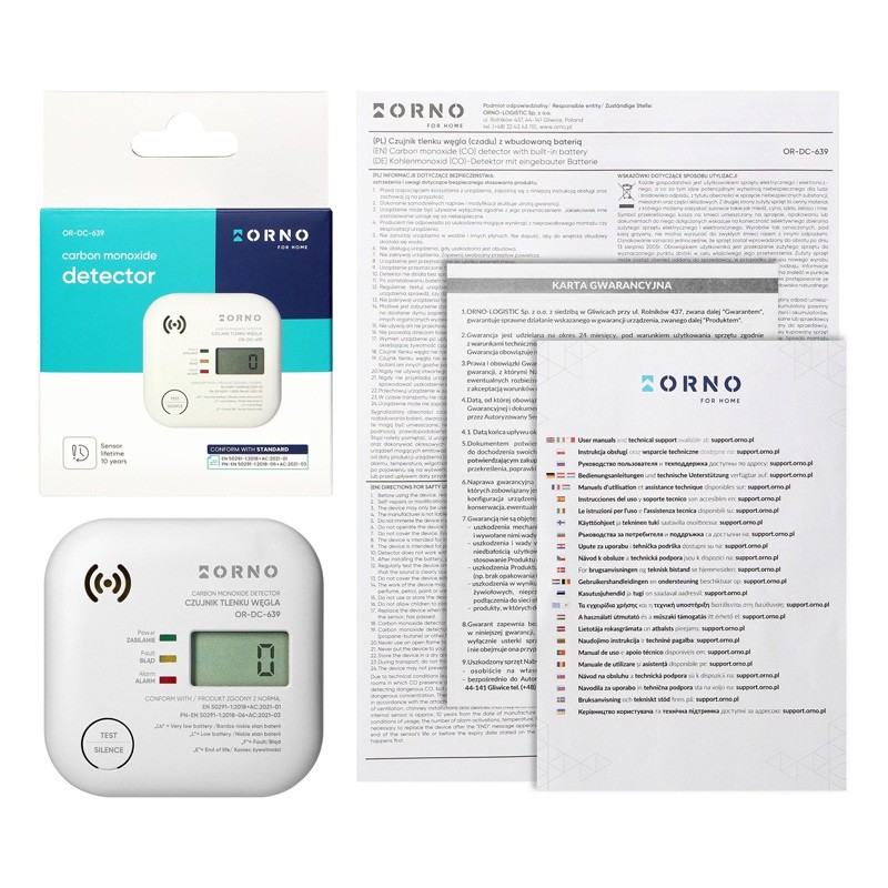 czujnik tlenku węgla OR-DC-639