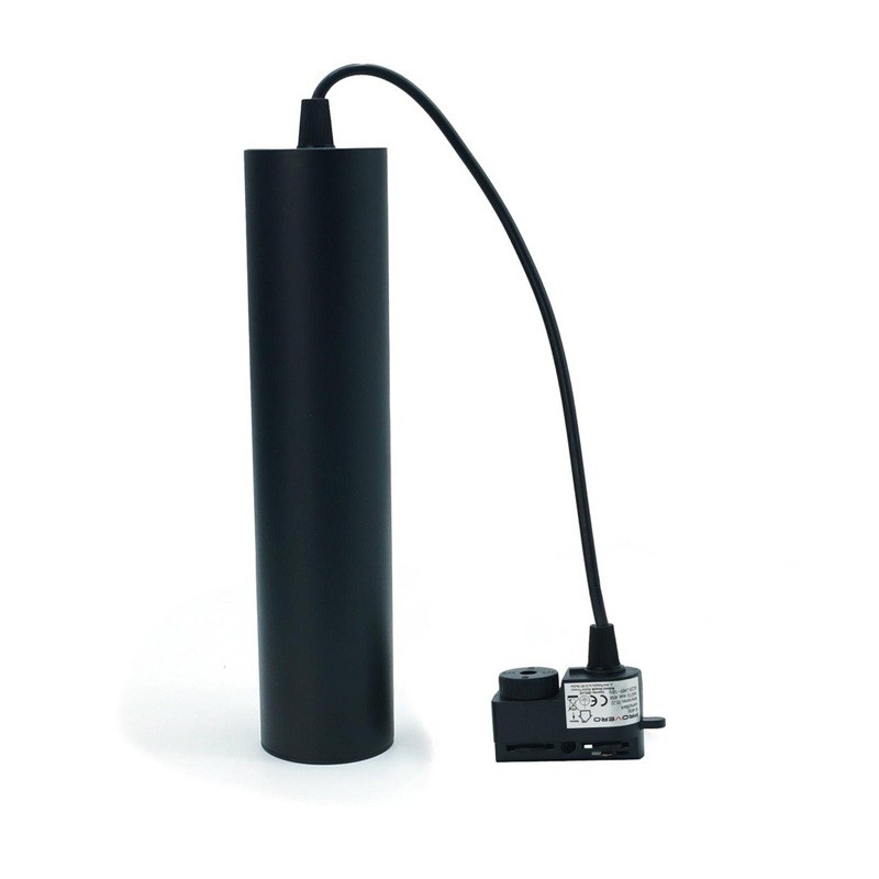 Lampa wisząca na szynoprzewód 240x55 czarna Tractus Rope Slim