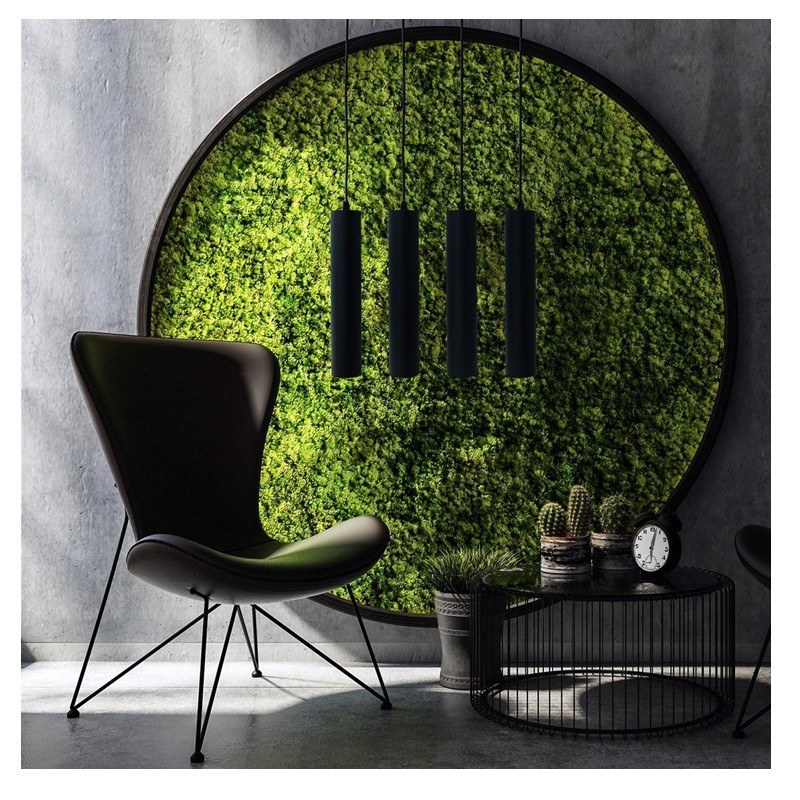 Lampa wisząca na szynoprzewód 240x55 czarna Tractus Rope Slim
