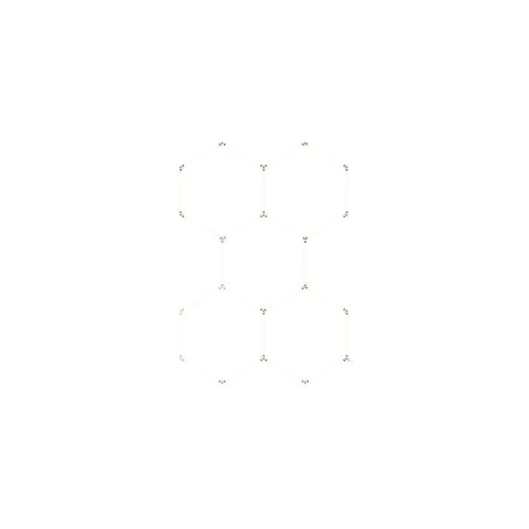 Zestaw 5 lamp LED HEXAGON 5S 192W 168x238cm 6500K 230V AC