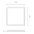 wymiary panelu ledline 218598