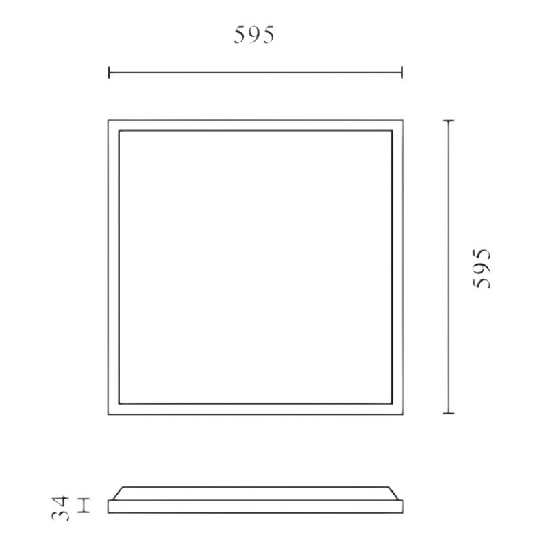 wymiary panelu ledline 218598