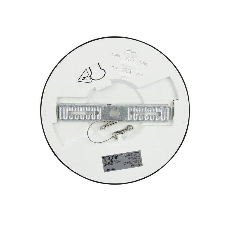 Plafon LED line LITE Downlight EASY FLEX 3CCT(3K/4K/5K) 9/12/15W 1050lm okrągły IP20 czarny