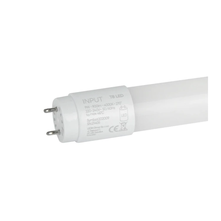 Świetlówka LED Line LITE T8 9W NANO PC 60 cm 6500K AC-230V - 1-stronne zasilanie