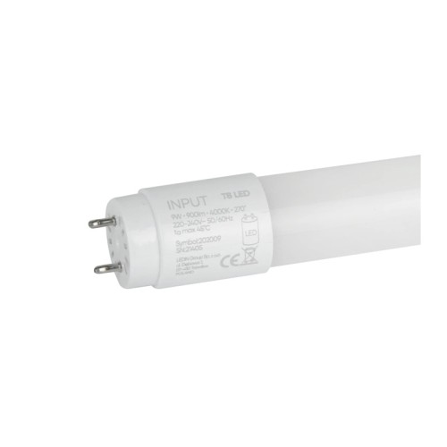 Świetlówka LED Line LITE T8 9W NANO PC 60 cm 4000K AC-230V - 1-stronne zasilanie