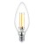 Żarówka LED E14 B35 2,2W świeczka Filament biała ciepła