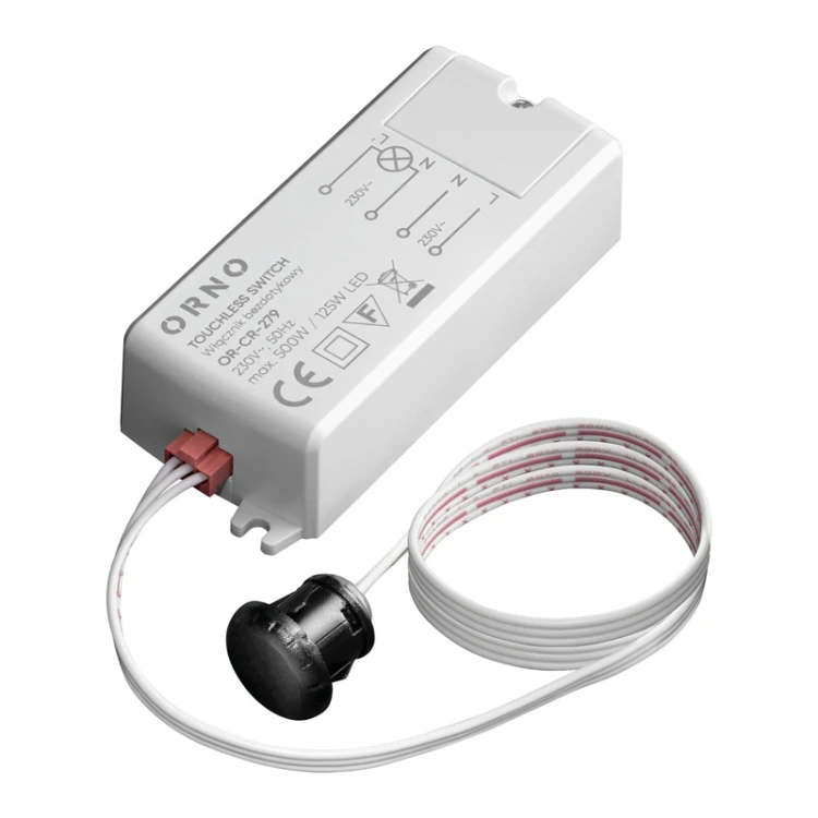 Włącznik bezdotykowy dwubiegunowy IP20 500W OR-CR-279
