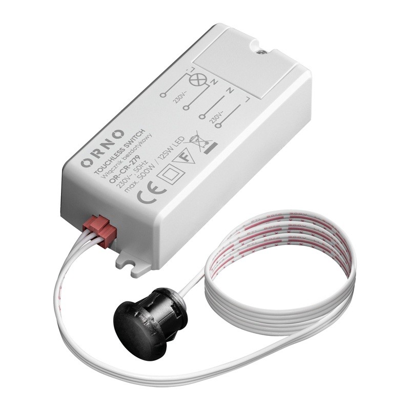 Włącznik bezdotykowy dwubiegunowy IP20 500W OR-CR-279