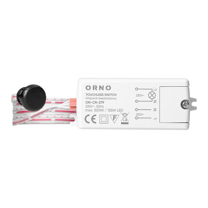 Włącznik bezdotykowy IP20 500W OR-CR-279