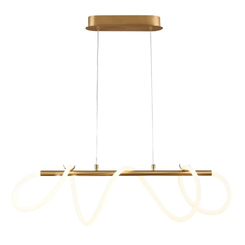 lampa wisząca emma 38W złota
