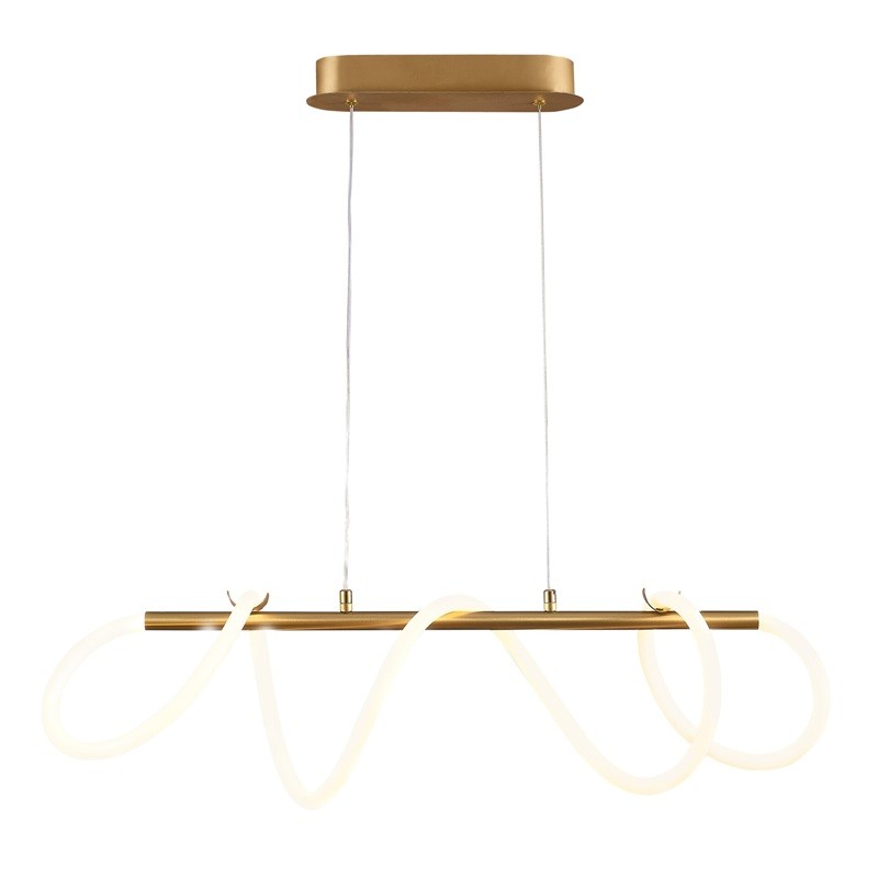 lampa wisząca emma 38W złota