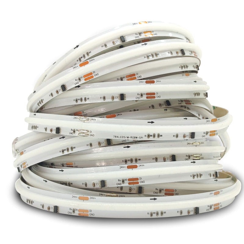 Taśma LED COB 784D RGBW 24V IP20 RGB + biała ciepła MAGIC - rolka 5 metrów