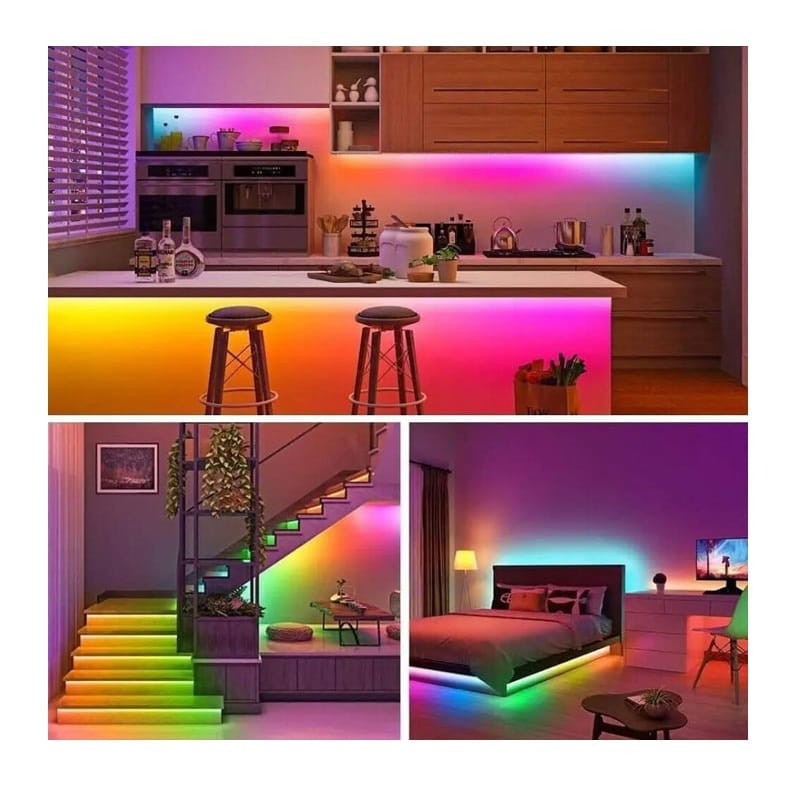 Taśma LED COB 784D RGBW 24V IP20 RGBW z efektem płynącego światła